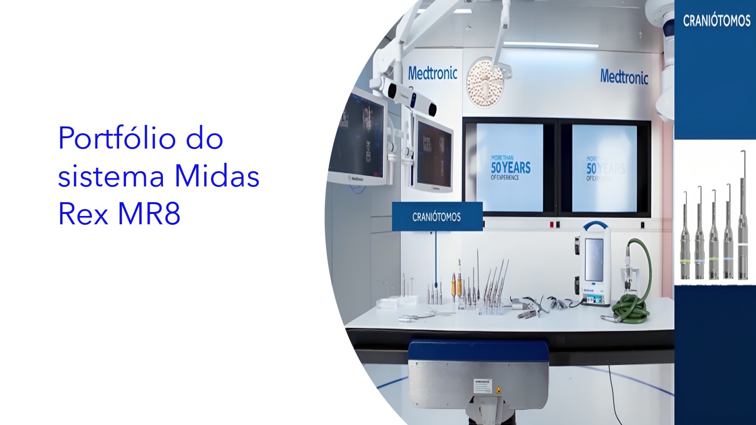 Portfólio do sistema Midas Rex MR8